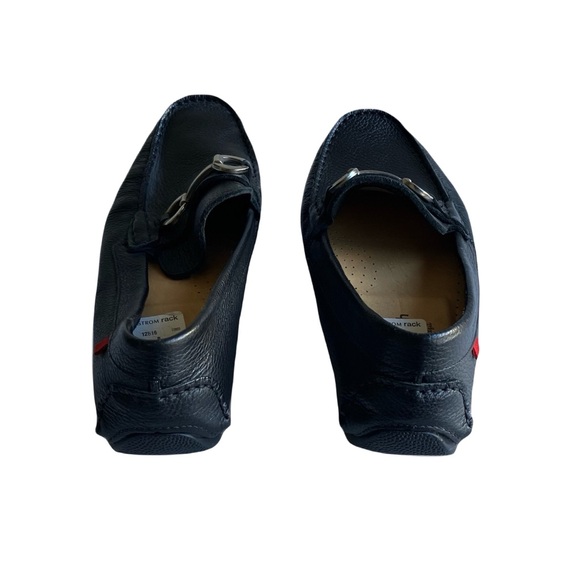 Marc Joseph Stafford Leather Loafer Size 8 Black Slip On Office Business Wedding - Picture 5 of 11